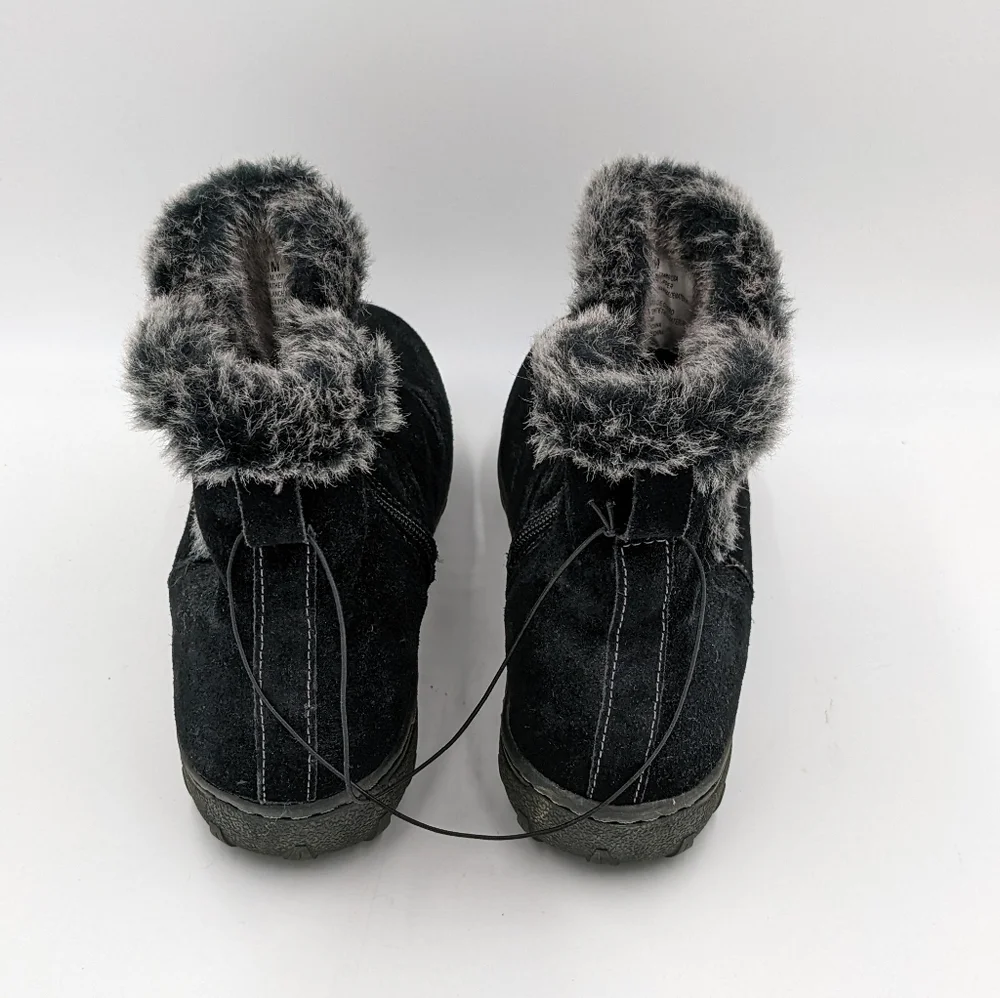 NWOT Khombu Black Faux Fur Boots 8 Women
